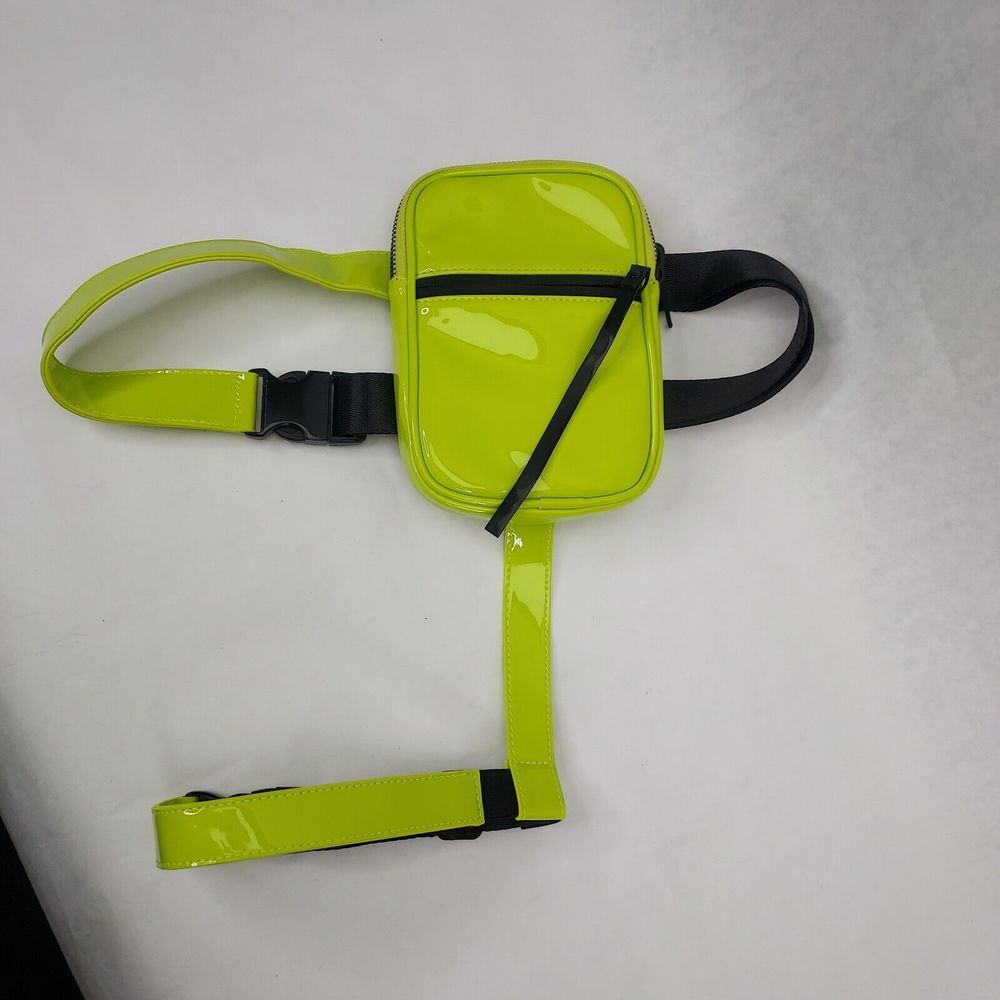 Harness Fanny Pack Bag Purse Green Thigh Strap